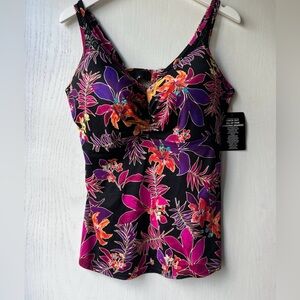 Swimsuits for All Women's Tankini Top Plus Size 40F